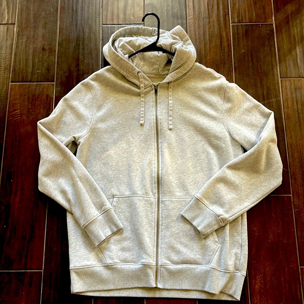 Goodfellow & Co full zip plush fleece hoodie - L